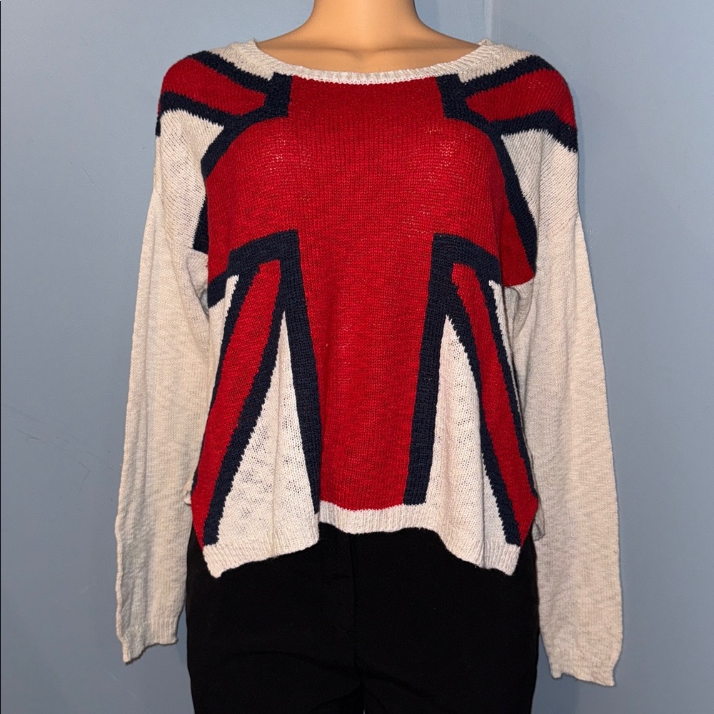 Moon Union Jack Sweater - Size Small